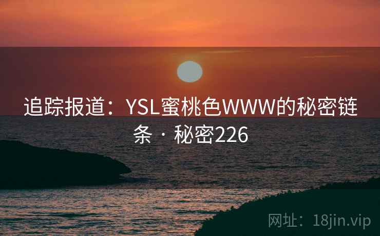 追踪报道：YSL蜜桃色WWW的秘密链条 · 秘密226