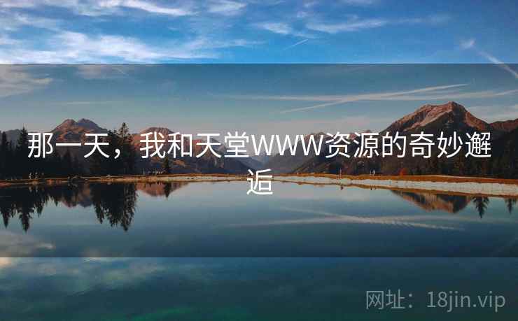 那一天，我和天堂WWW资源的奇妙邂逅