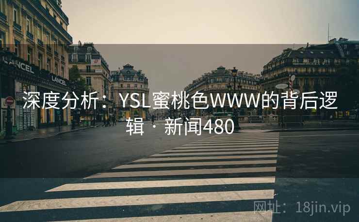深度分析：YSL蜜桃色WWW的背后逻辑 · 新闻480